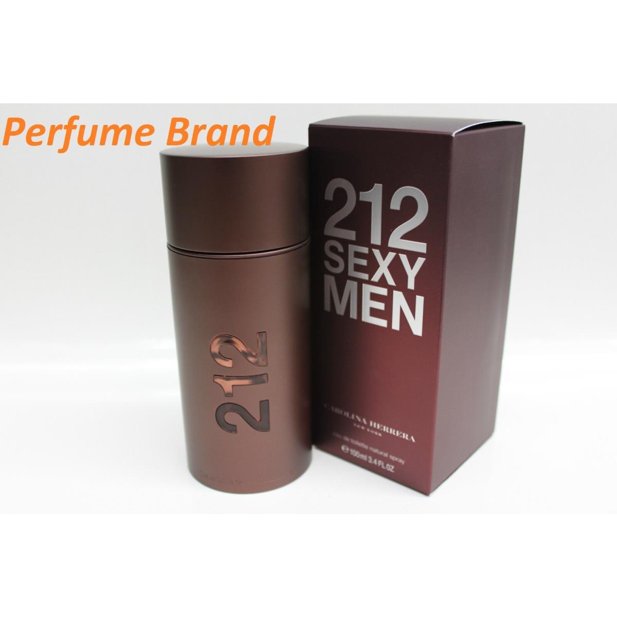 212 Sexy by Carolina Herrera 3.3 / 3.4 oz Edt Cologne Spray For Men