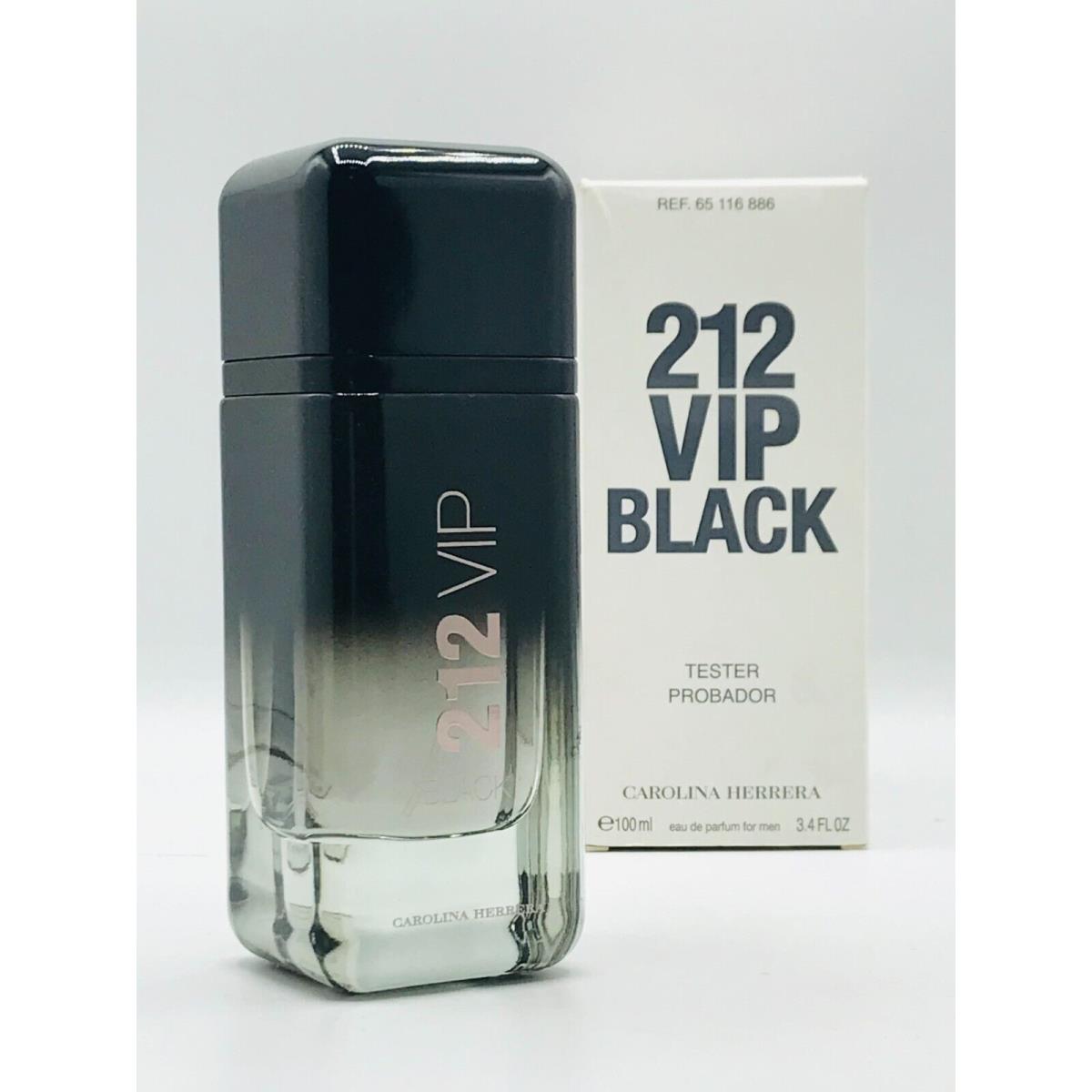 Carolina Herrera 212 Vip Black Men Parfum Spray 3.4 oz Box As Shown