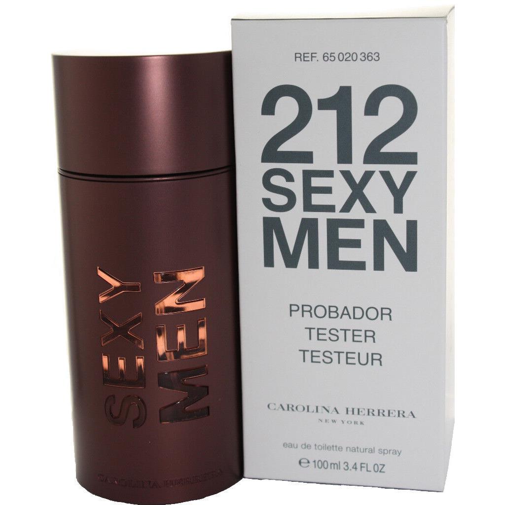 212 Sexy BY Carolina Herrera 3.4/3.3 Edt Spray For Men Same As Picture