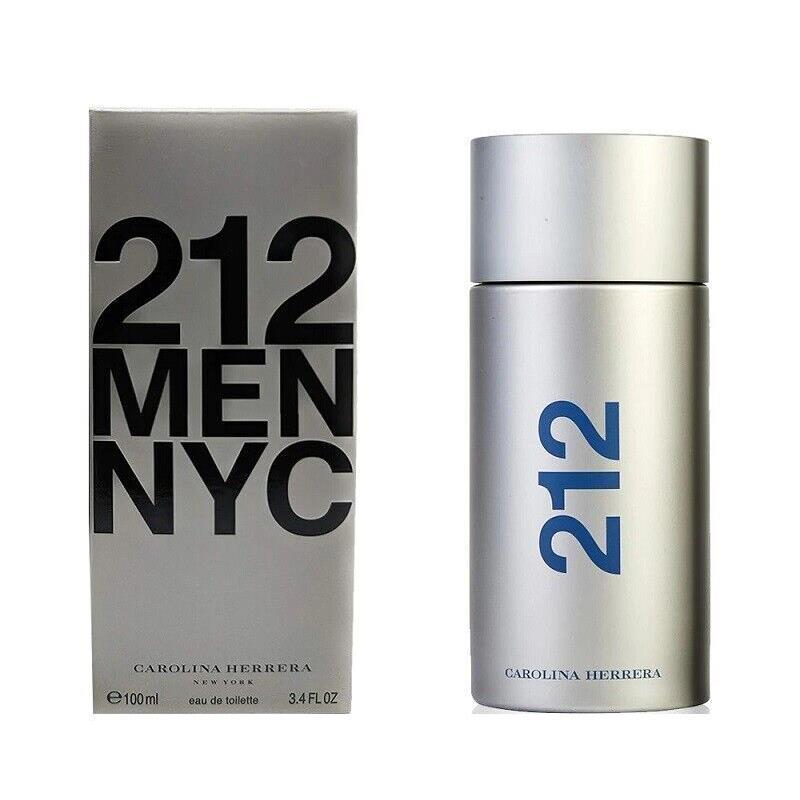 212 Nyc Carolina Herrera Men 3.4 oz 100 ml Eau De Toilette Spray