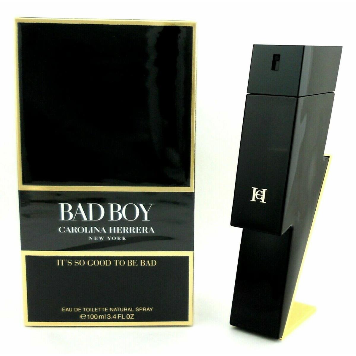 Bad Boy Cologne by Carolina Herrera 3.4 oz Eau De Toilette Spray For Men