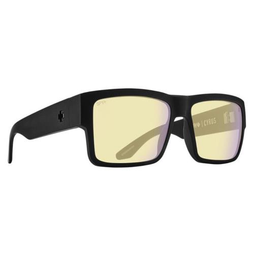 Spy Optic Cyrus Sunglasses - Matte Black / Happy Gaming