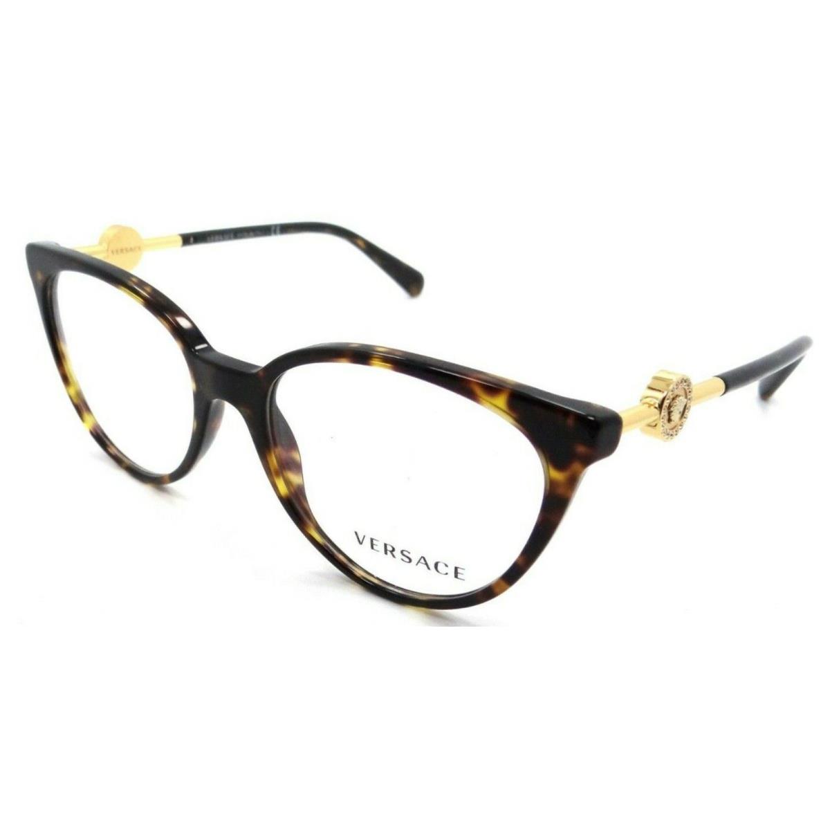 Versace Reading Glasses VE 3298-B 108 55-17 Tortoise Gold Frames Readers