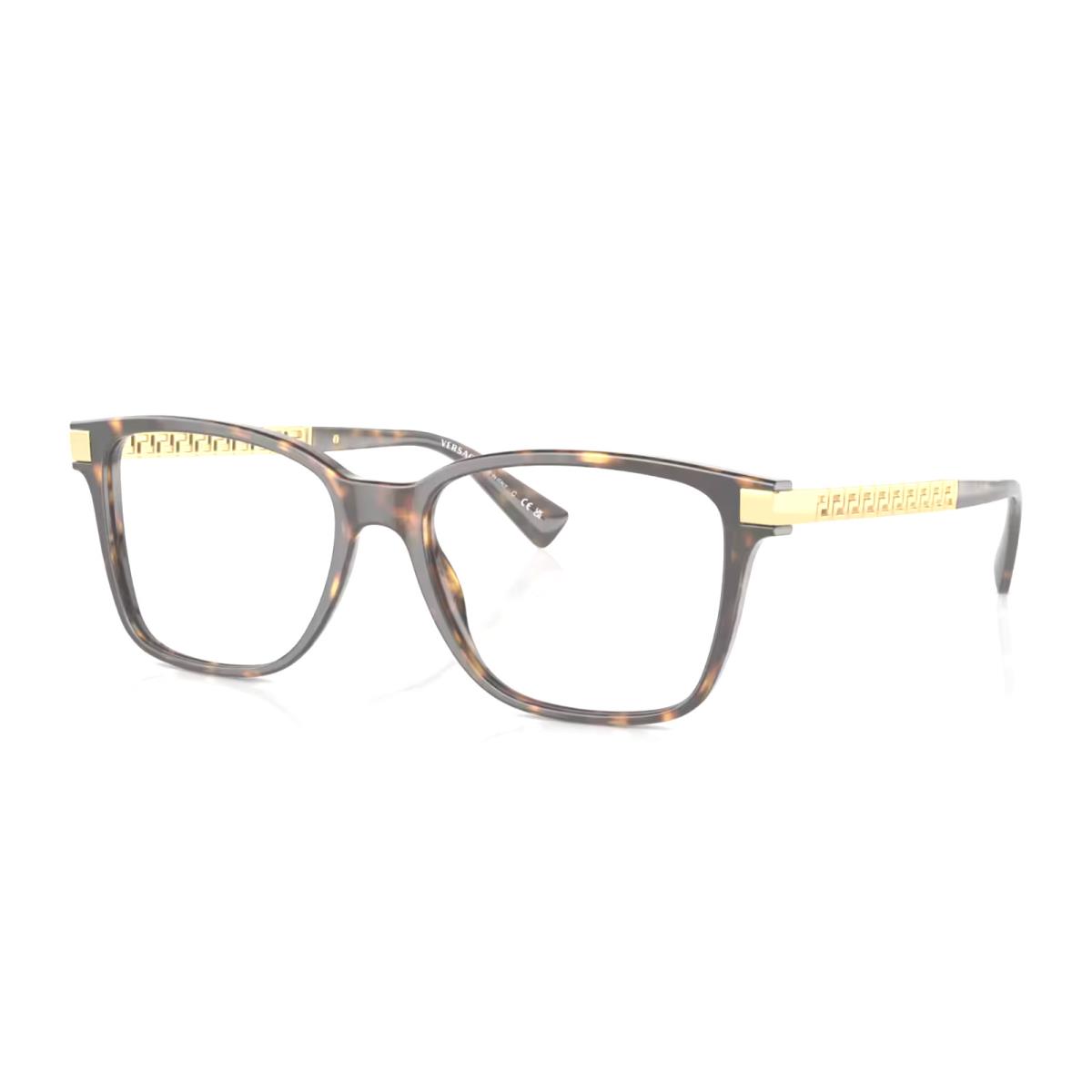 Versace Reading Glasses Mod. 3340-U 108 53-17 Tortoise Gold Frames Readers