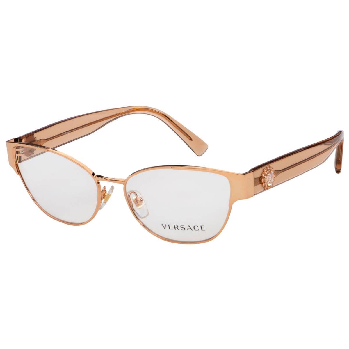 Versace Reading Glasses VE 1267-B 1412 53-15 140 Rose Gold Frames Cateye Readers