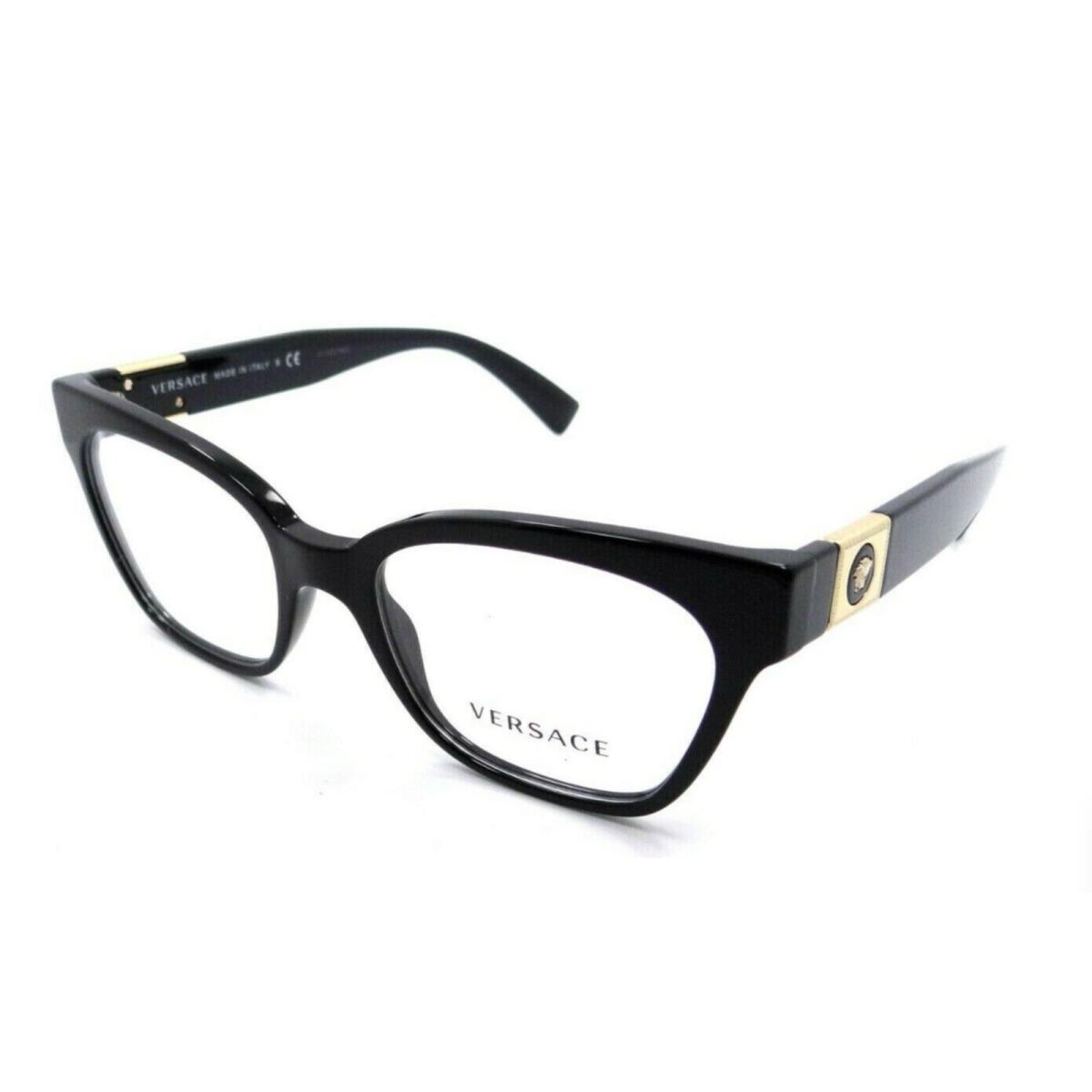 Versace Reading Glasses Mod. 3294 GB1 53-18 140 Black Gold Frames Readers