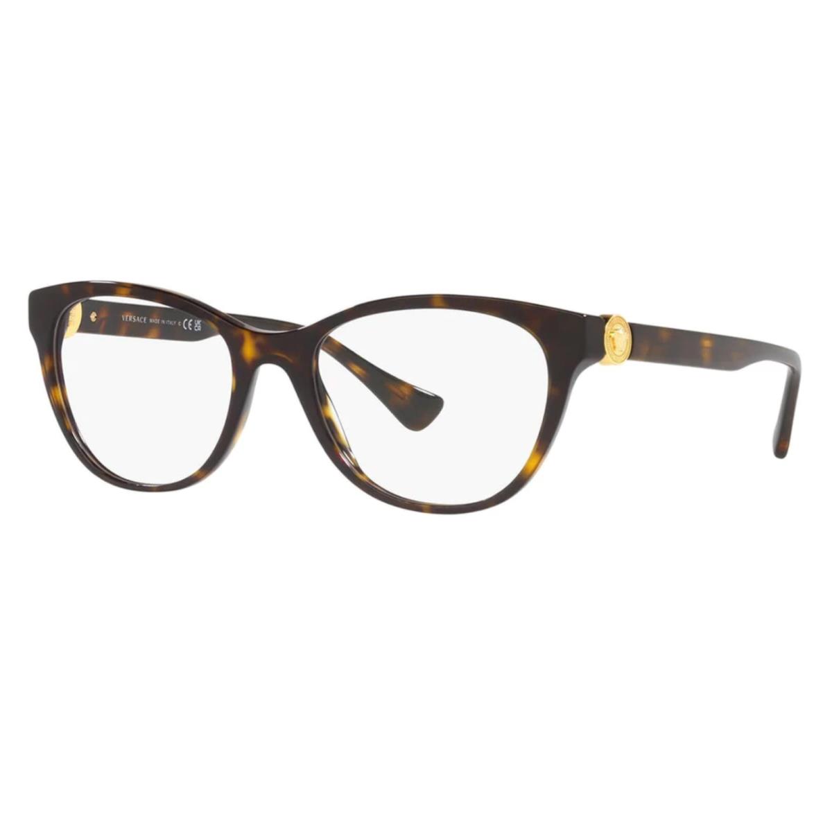 Versace Reading Glasses Mod. 3330 108 55-19 Tortoise Gold Frames Readers