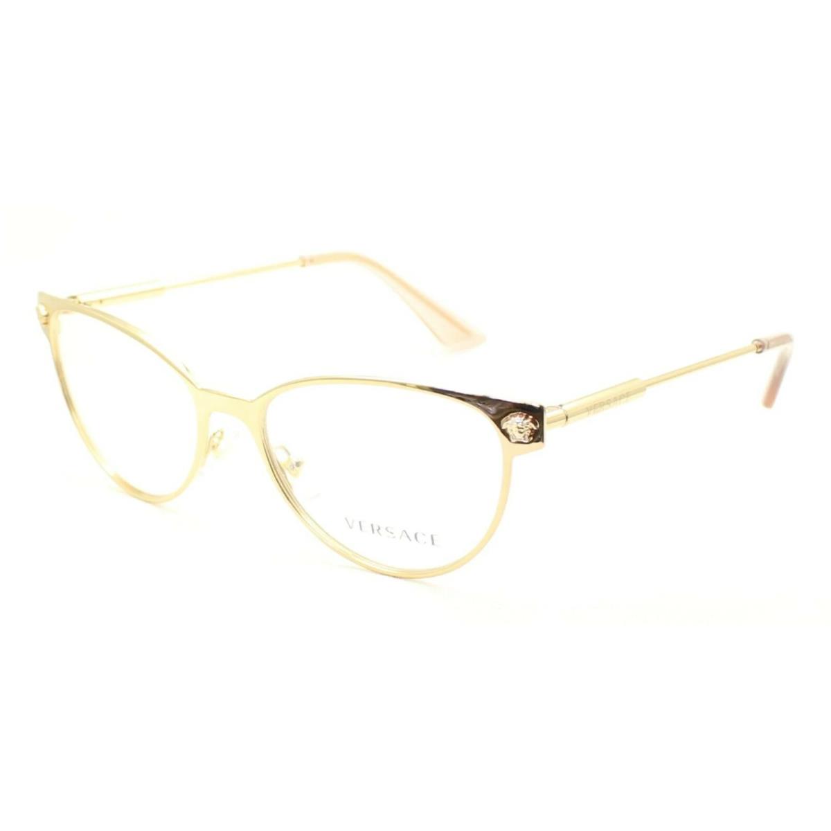 Versace Reading Glasses VE Mod.1277 1412 54-17 Rose Gold Cat Eyes Frames Readers