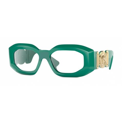 Versace VE4425U Designer Reading Glasses Emerald Green Gold Oval 54mm