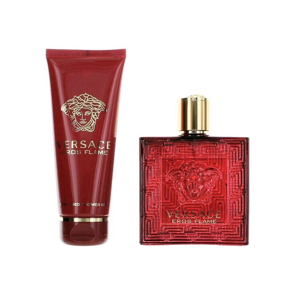 Versace Eros Flame Eau de Parfum 2 Pc Travel Set For Men