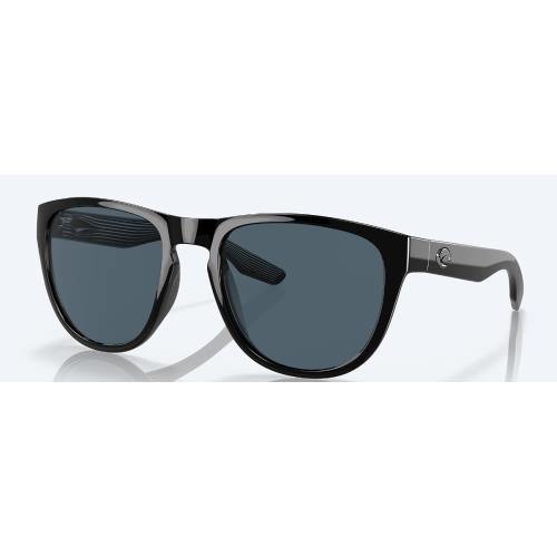 Costa Irie-black Frame Gray Polarized Polycarbonate Lenses