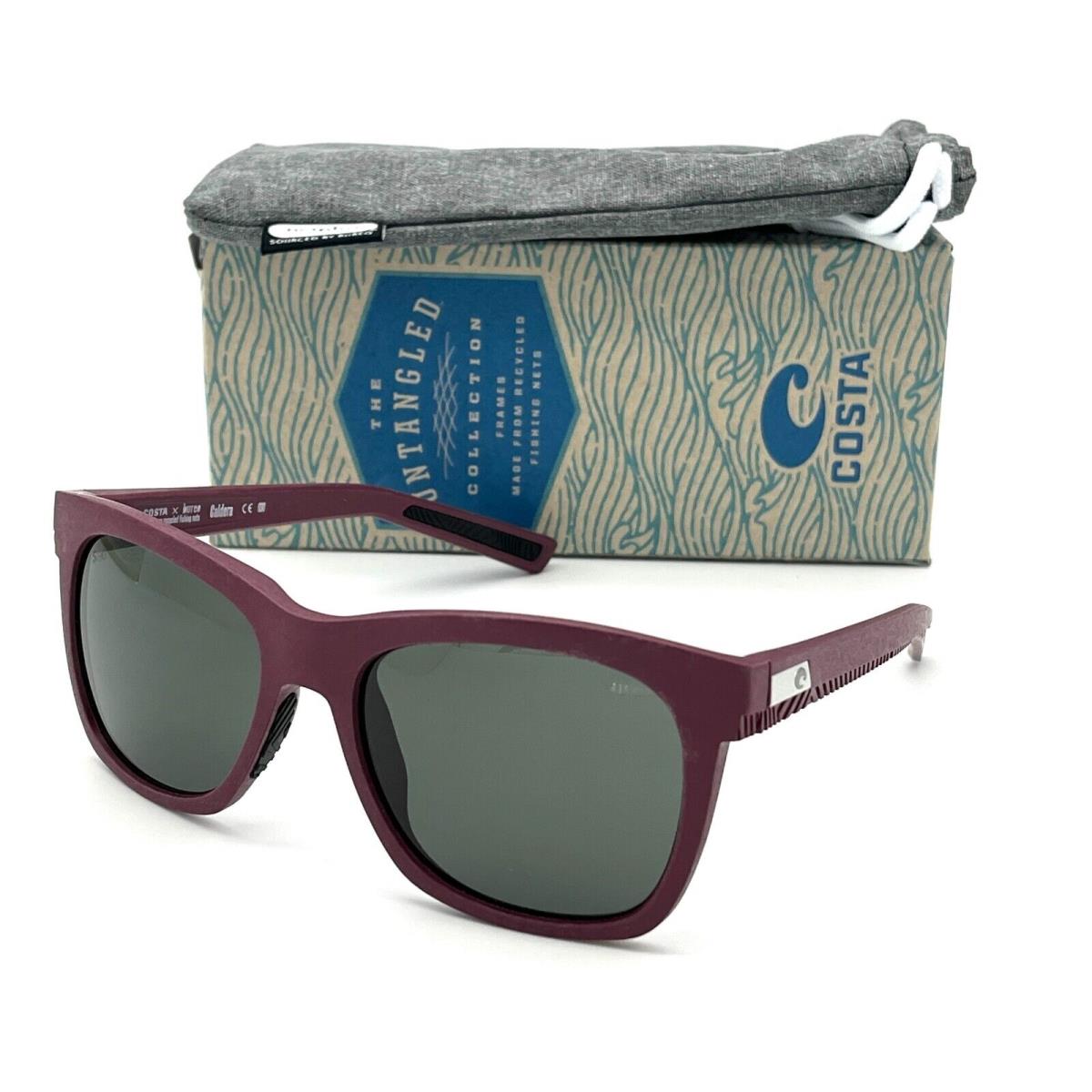 Costa Del Mar Caldera Net Plum / Gray 580G Polarized 55mm Sunglasses