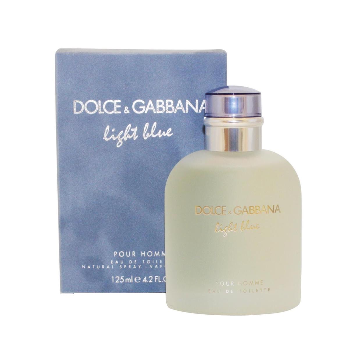 Dolce Gabbana Light Blue Pour Homme Eau De Toilette Spray 4.2 Oz / 125 Ml