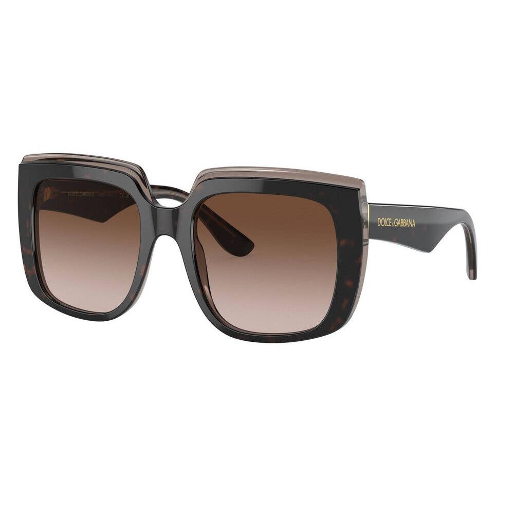 Dolce Gabbana DG4414 502/13 Havana Square Brown Gradient 54-20-145mm Sunglasses