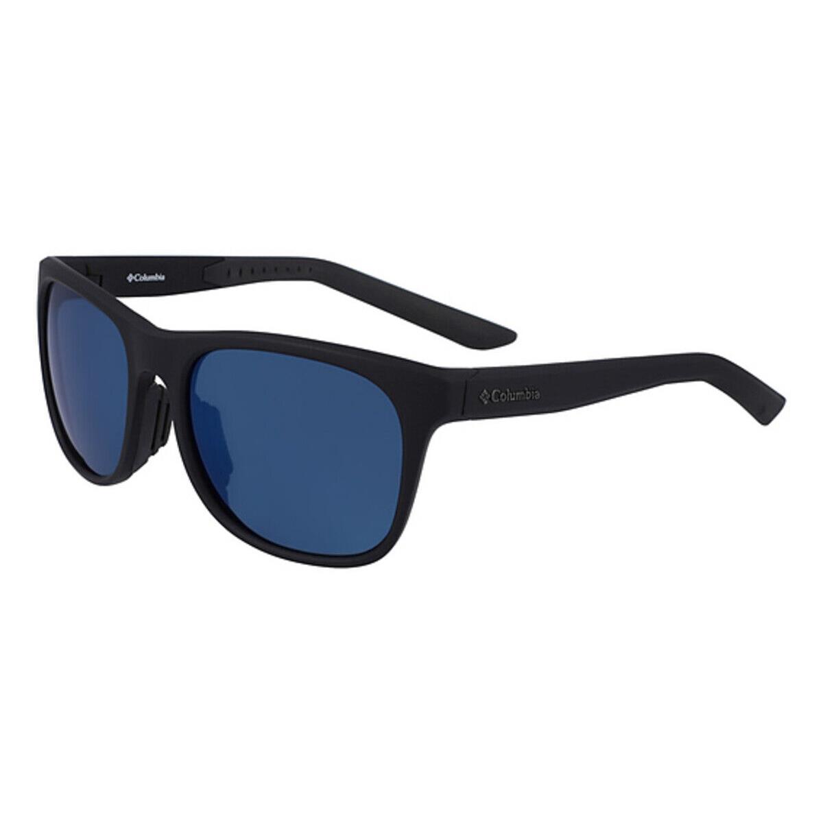 Columbia C542SM 003 False Peak Mat Black Blue 55mm Sports Wrap Unisex Sunglasses