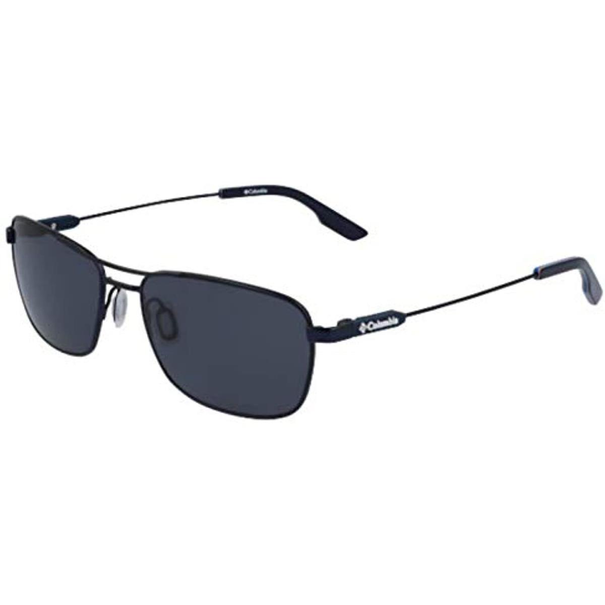 Columbia C 116S 410 Matte Navy Pilot Peak Sunglasses with Grey Lenses