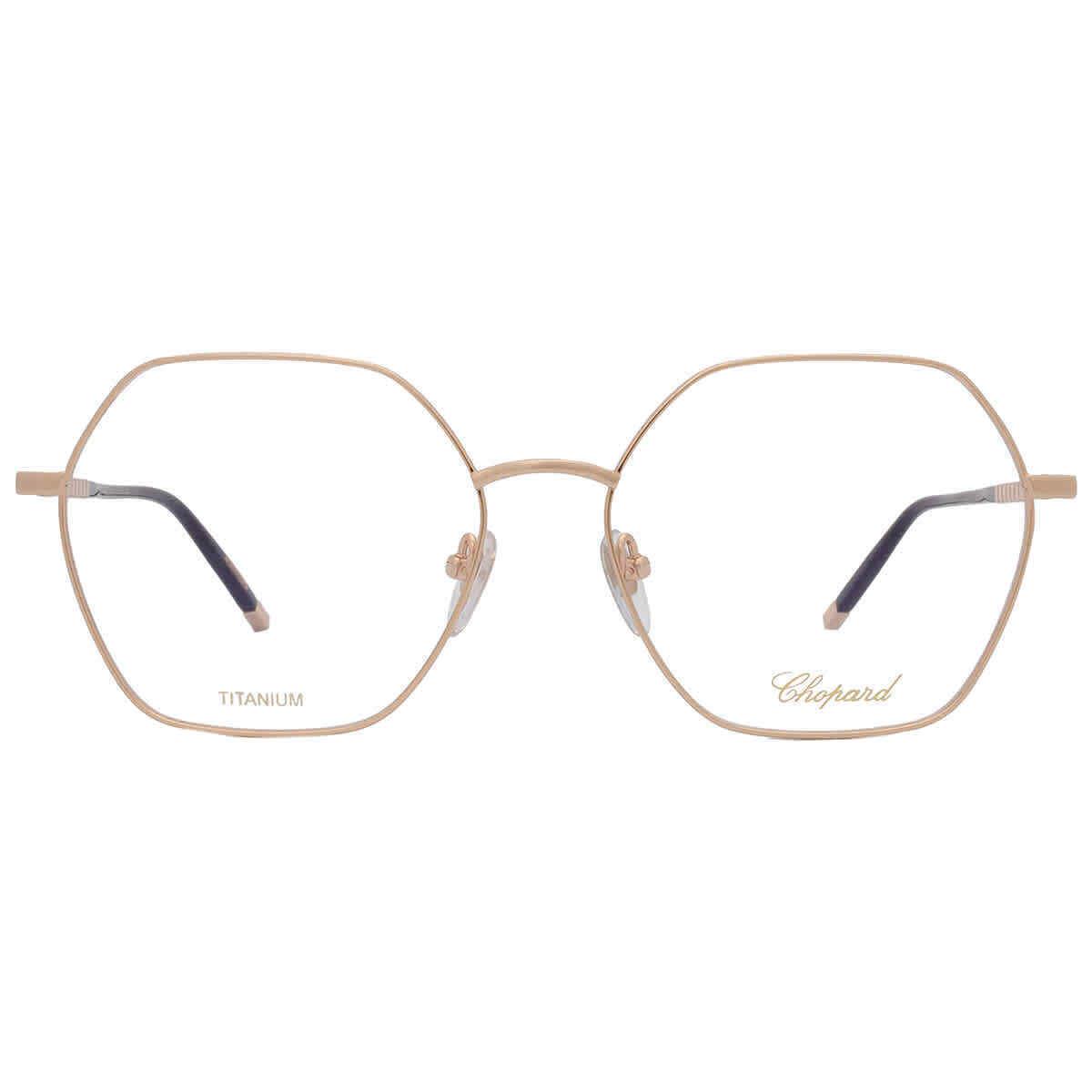 Chopard Demo Hexagonal Ladies Eyeglasses VCHG27S 0300 56 VCHG27S 0300 56