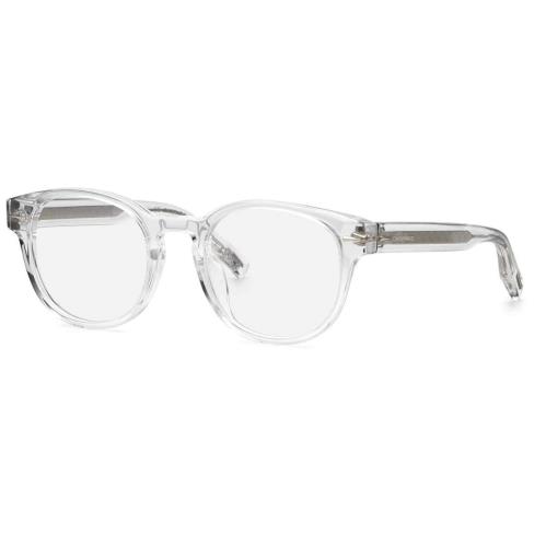 Chopard Demo Rectangular Men`s Eyeglasses VCH342 0P79 51 Clear / Silver Optical