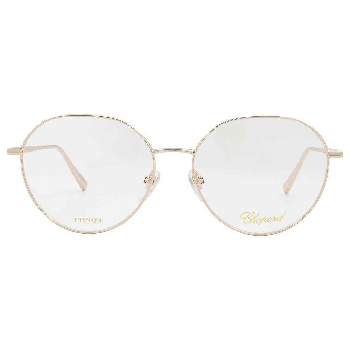 Chopard Demo Round Ladies Eyeglasses VCHF71M 300 55 VCHF71M 300 55