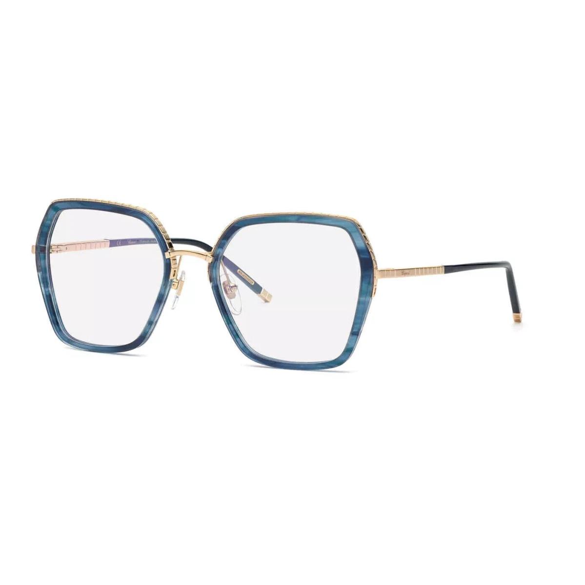 Chopard Eyeglasses VCHG28M 300B 53 Blue / Gold Optical Frame