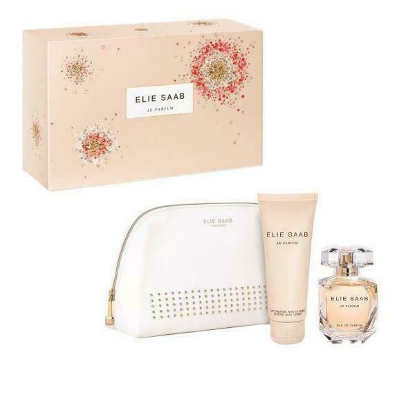 Elie Saab Le Parfum Eau de Parfum Edp 50ml Spray For Her 3 Piece Gift Set