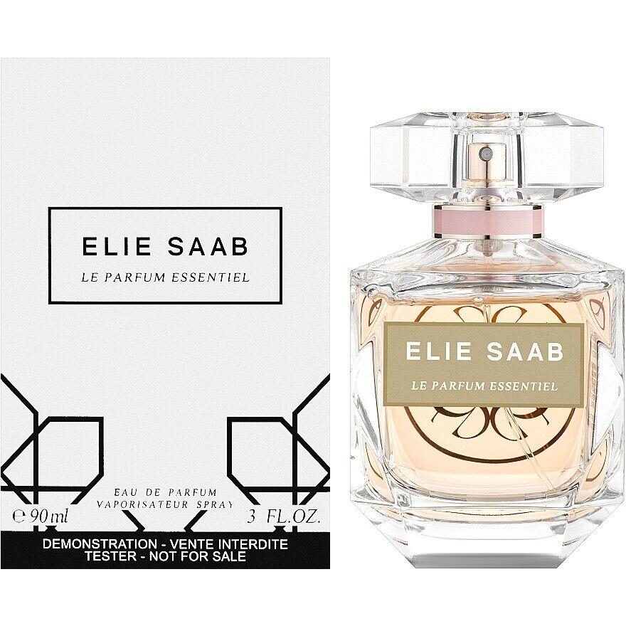 Le Parfum Essentiel by Elie Saab For Women 3.0 oz Edp Spray Tester