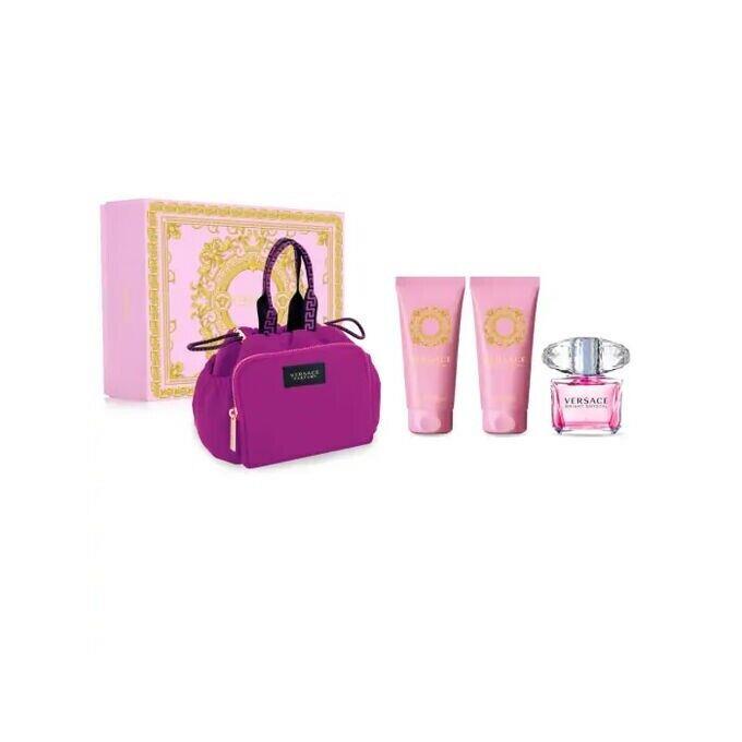 Bright Crystal by Versace Edt Set For Women 3.0oz Gift Box