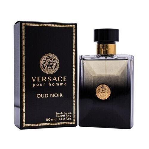 Versace Pour Homme Oud Noir 3.4 oz Eau de Parfum Cologne For Men