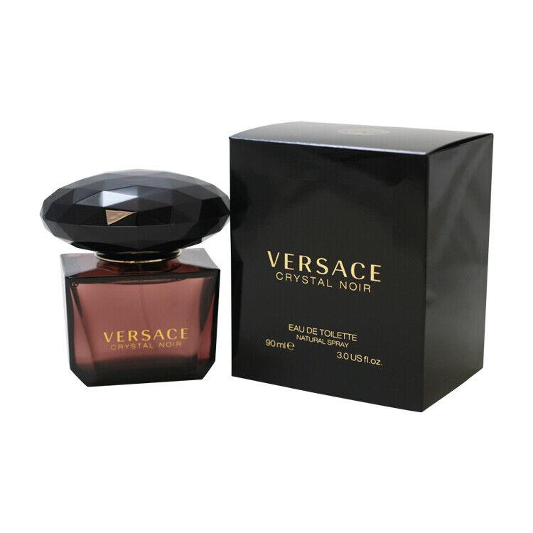 Versace Crystal Noir Eau De Toilette Spray 3.0 Oz / 90 Ml