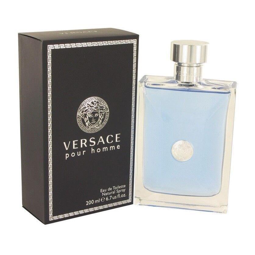 Versace Pour Homme Men 6.7 oz 200 ml Eau De Toilette Spray