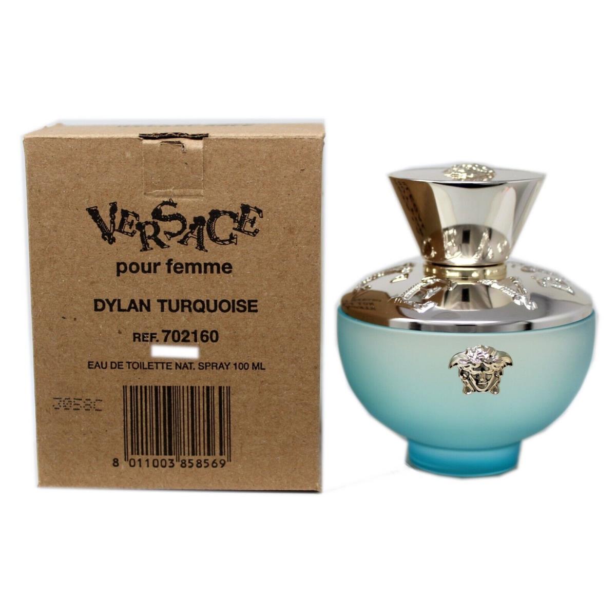 Versace Dylan Blue Turquois Pour Femme Eau DE Toilette Spray 100 ML/3.4 Oz. T