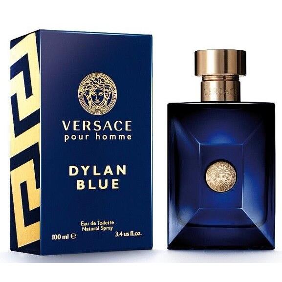 Versace Pour Homme Dylan Blue For Men Eau de Toilette 3.4 oz 100 ml Edt Spray