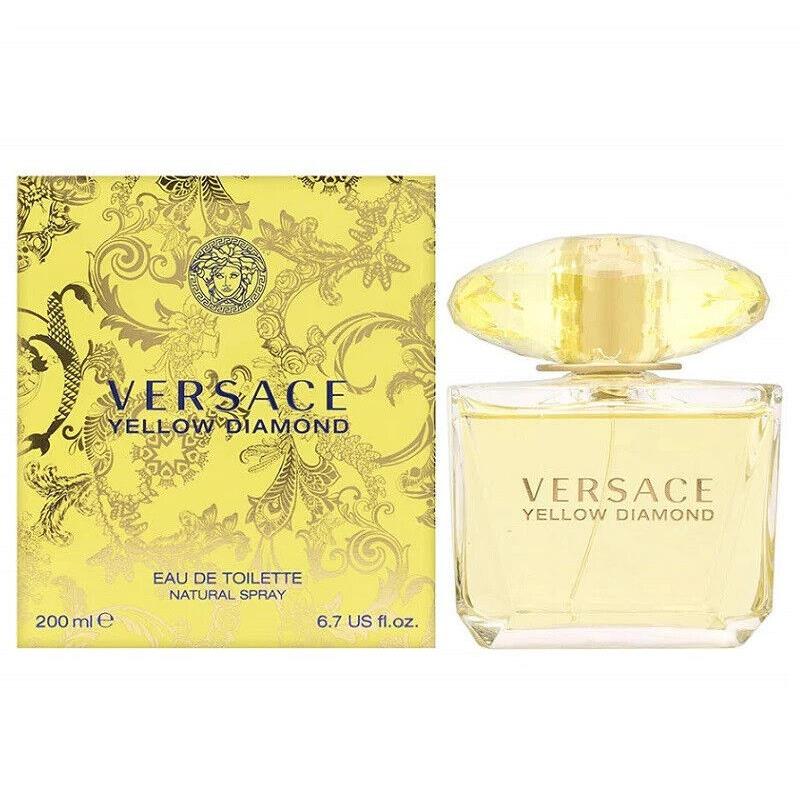 Yellow Diamond Versace Women 6.7 oz 200 ml Eau De Toilette Spray