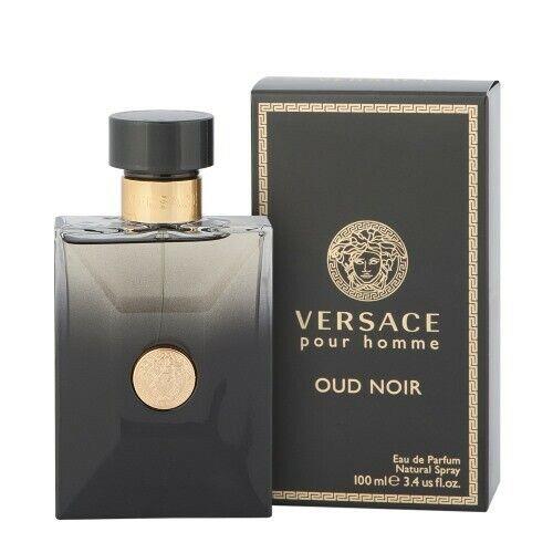 Versace Pour Homme Oud Noir 3.4 oz / 100 ml Edp Men Cologne Spray