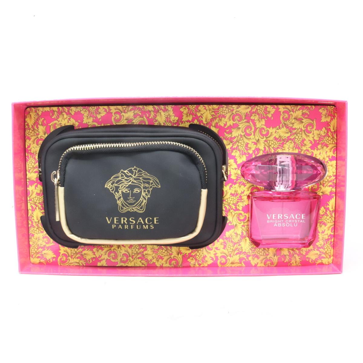 Versace Bright Crystal Absolu Eau De Parfum 4-Pcs Set /