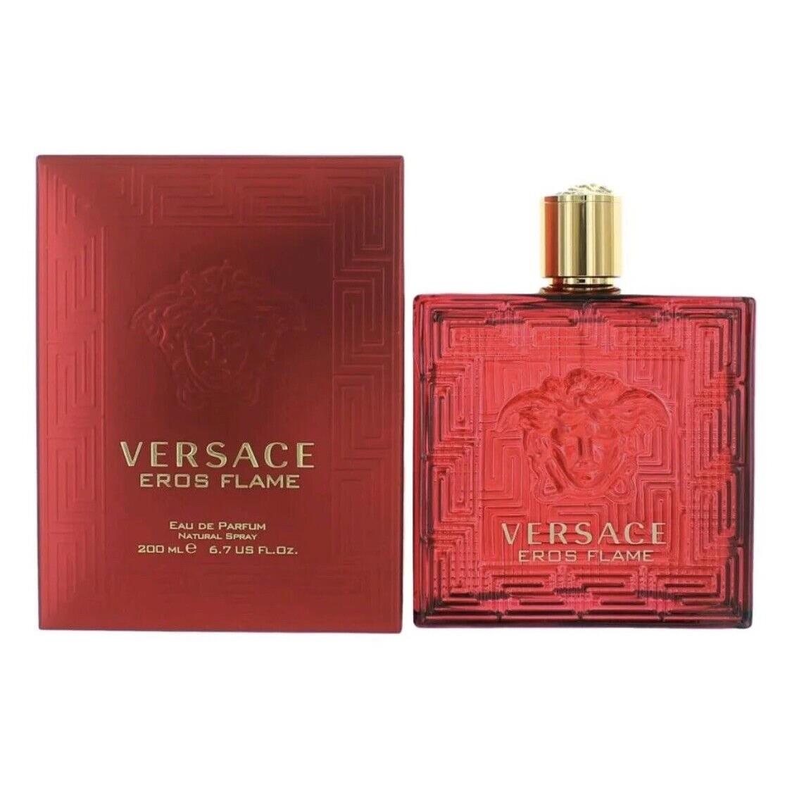 Eros Flame by Versace 6.7 oz Edp Spray For Men Eau De Parfum