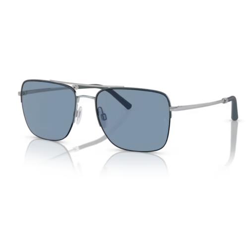 Oliver Peoples 0OV1343S R-2 506380 Blue Ash-silver/marine Men`s Sunglasses