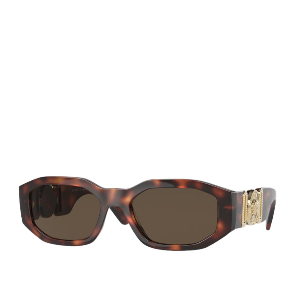 Versace Medusa Biggie Sunglasses Havana/gold VE4361 521773