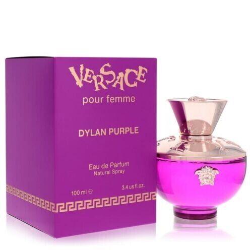 Versace Pour Femme Dylan Purple Eau de Parfum Full Size 3.4 oz 100 ml Box