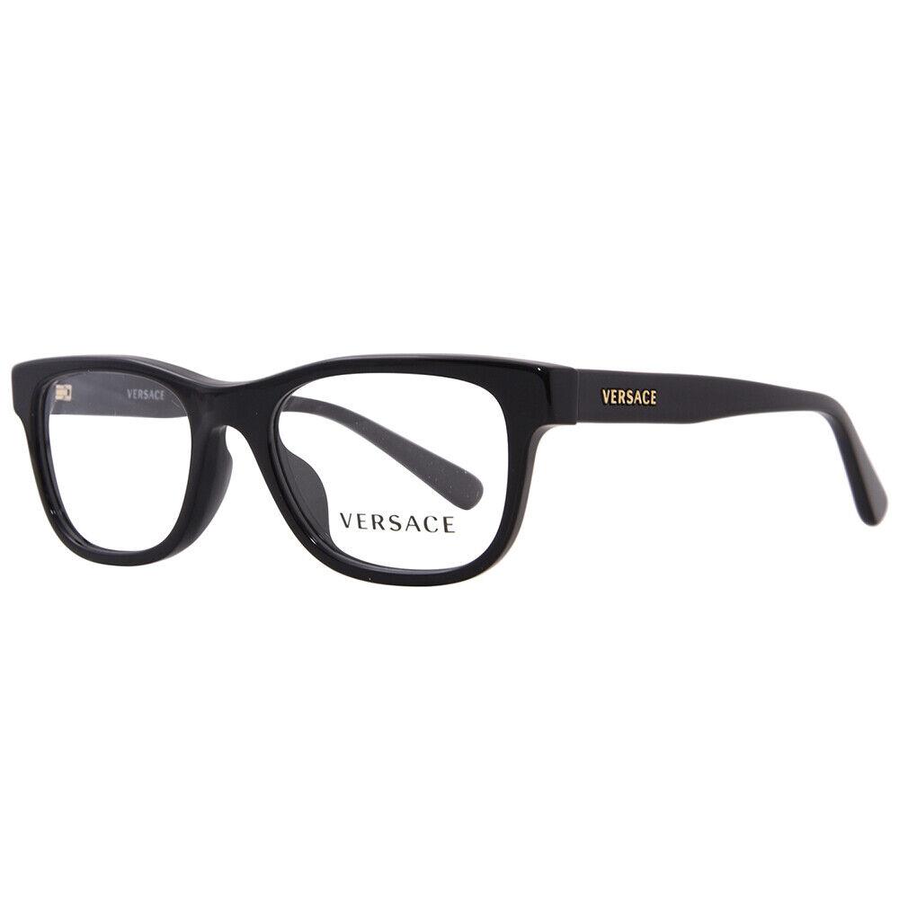 Versace VK 3325U GB1 Black Plastic Square Eyeglasses 47mm