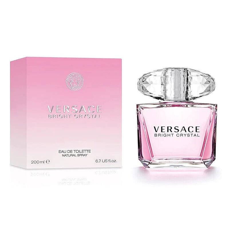 Bright Crystal Versace Women 6.7 oz 200 ml Eau De Toilette Spray