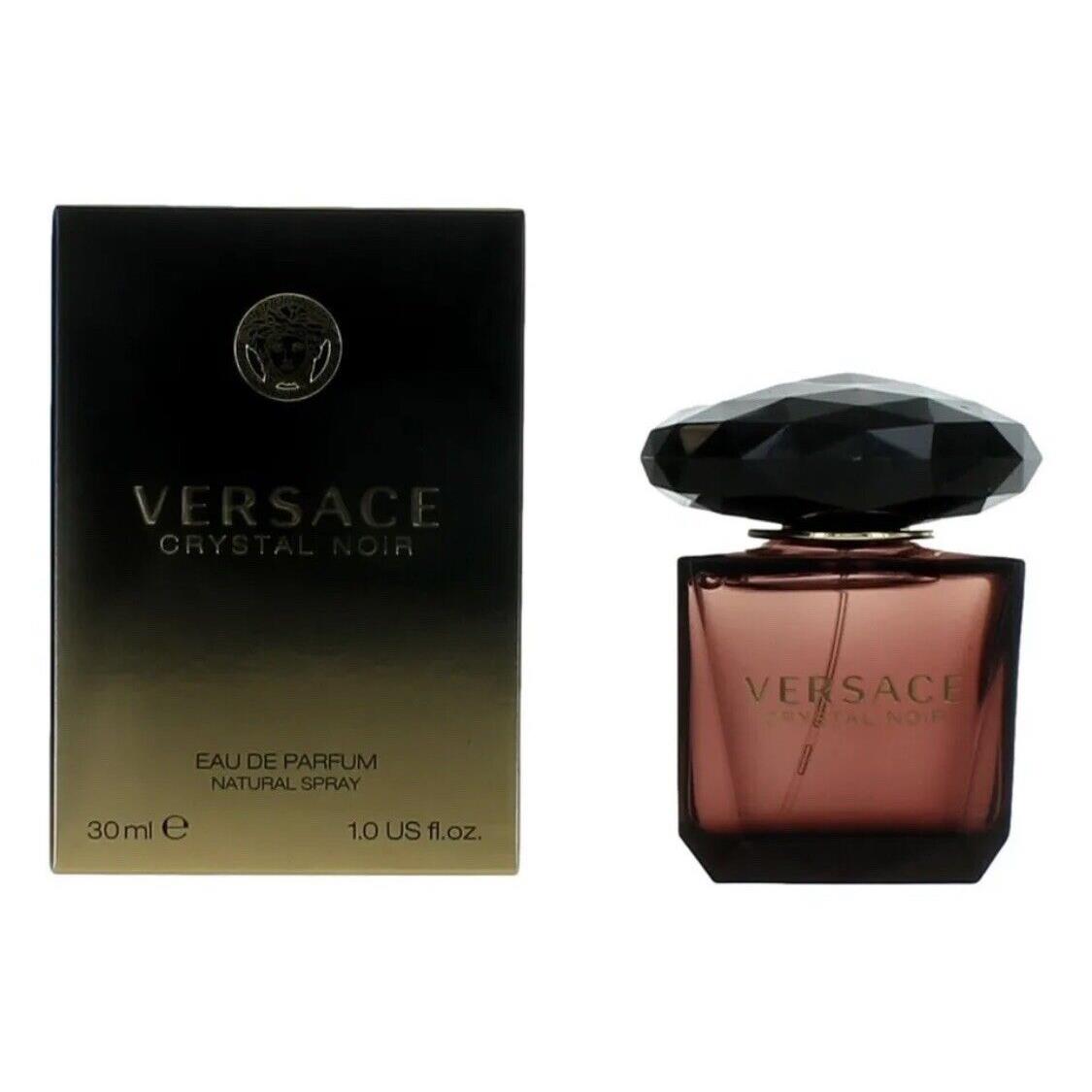 Versace Crystal Noir by Versace 1 oz Edp Spray For Women Eau De Parfum