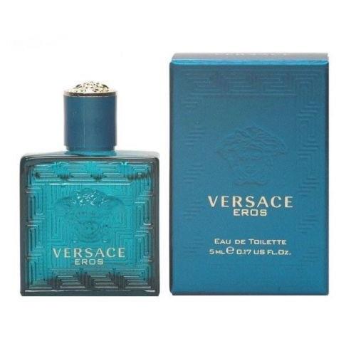 25x Versace Eros Men Mini Bottle 0.17 oz 5 ml Eau De Toilette Dab-on Splash