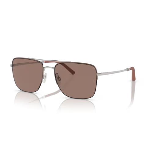 Oliver Peoples 0OV1343S R-2 503653 Brick-silver/sierra Square Men`s Sunglasses