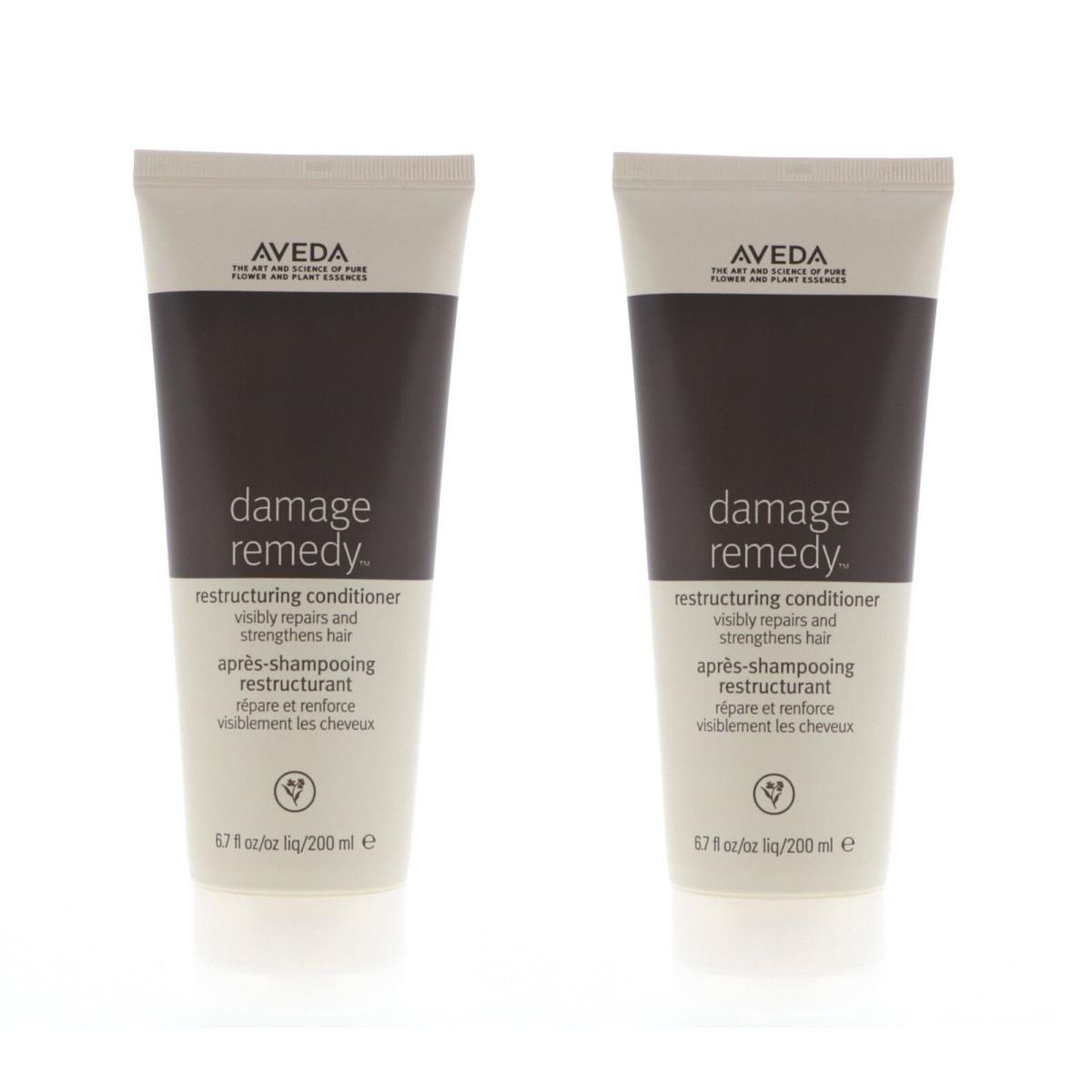 Aveda Damage Remedy Reconstructing Conditioner 6.7 oz Pack of 2