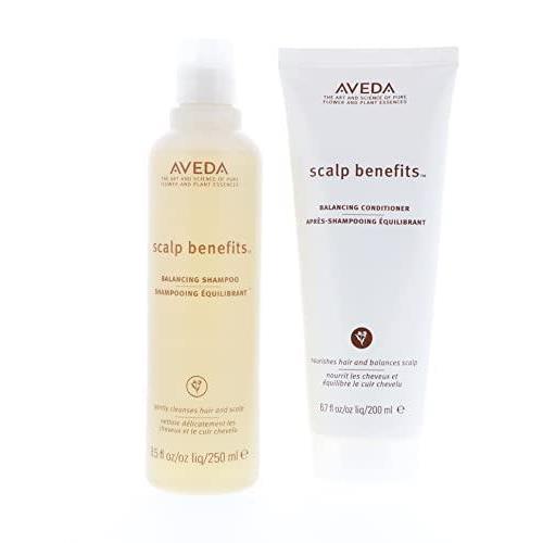 Aveda Scalp Benefits Balancing Shampoo 8.5 oz and Conditioner 6.7 oz Duo 2