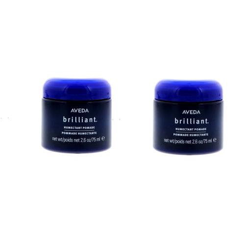 Aveda Brilliant Humectant Pomade 2.6 oz Pack of 2