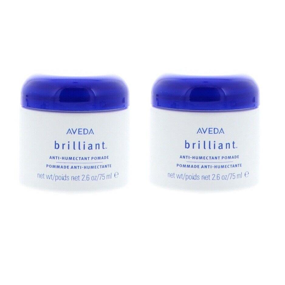 Aveda Brilliant Anti-humectant Pomade 2.6 oz Pack of 2