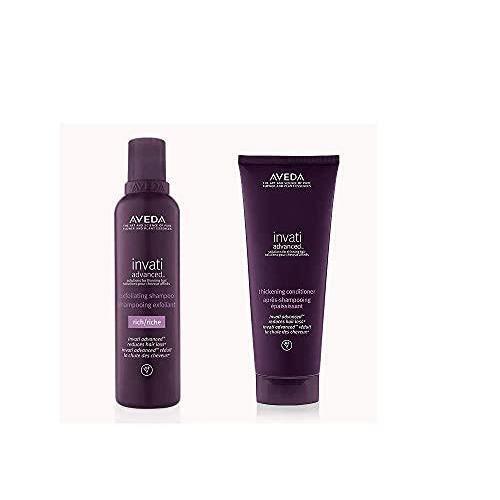 Aveda Invati Advanced Shampoo Rich 6.7 Ounce Conditioner 6.7