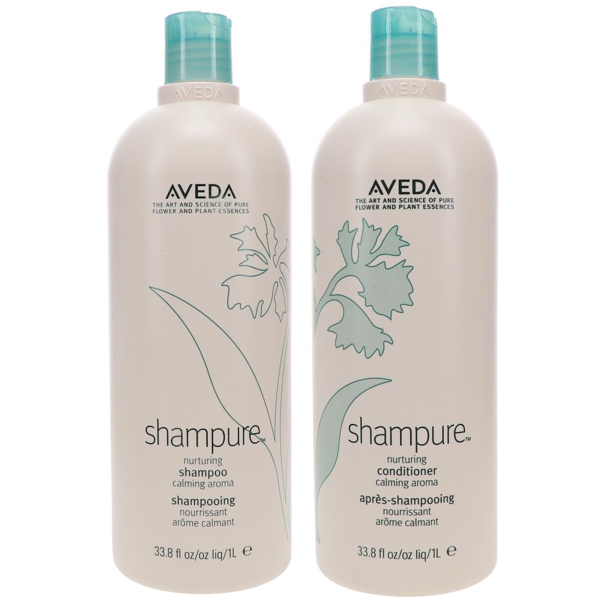 Aveda Shampure Shampoo 33.8 oz Shampure Conditioner 33.8 oz Combo Pack